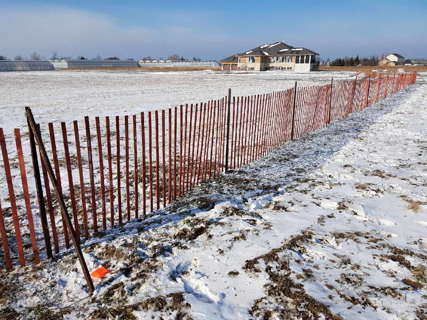 Snow Fence - Gallery - Post Time Services